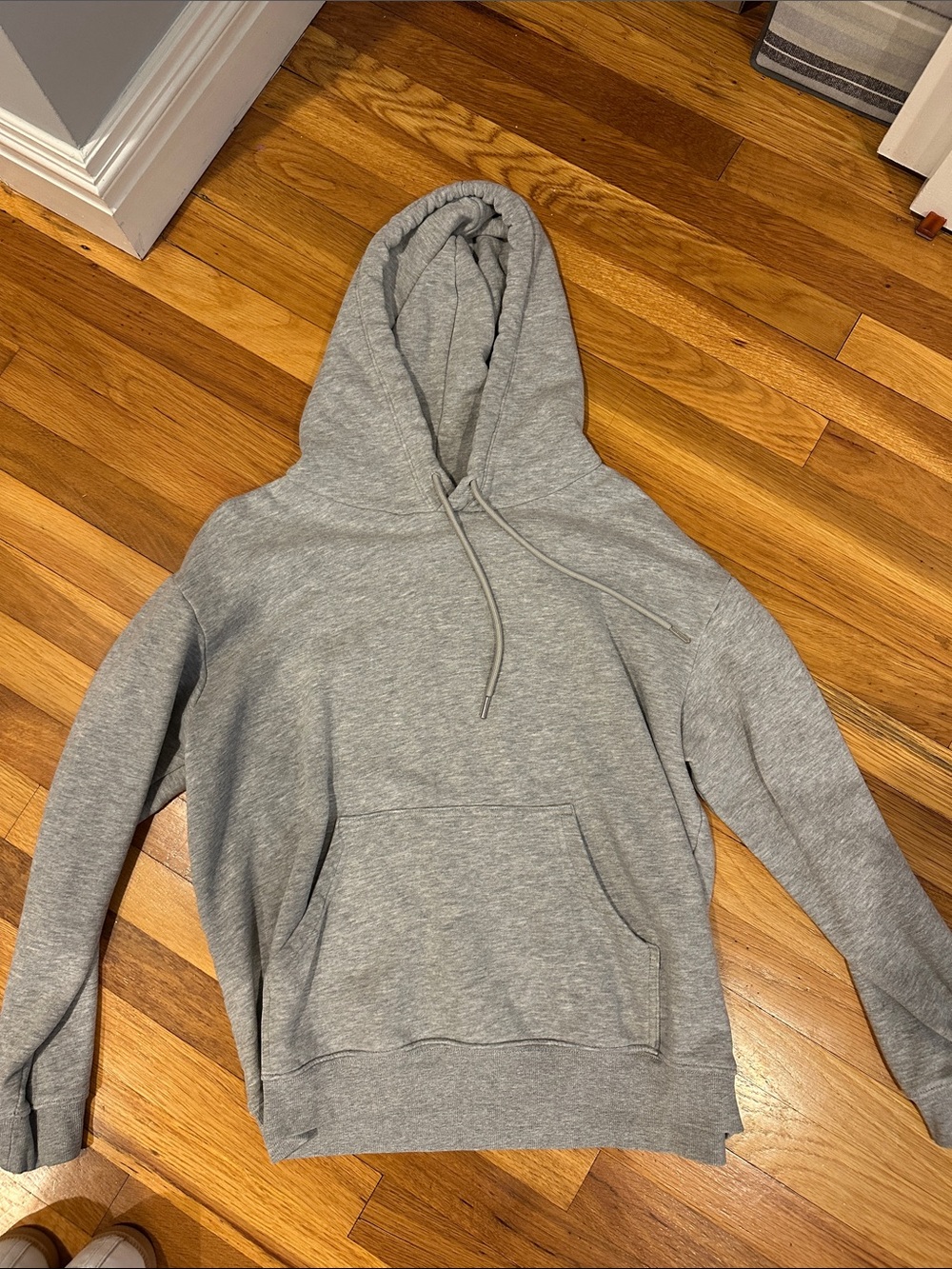 Classic Gray Pullover Hoodie - Women’s  Comfortable Everyday Sweatshirt